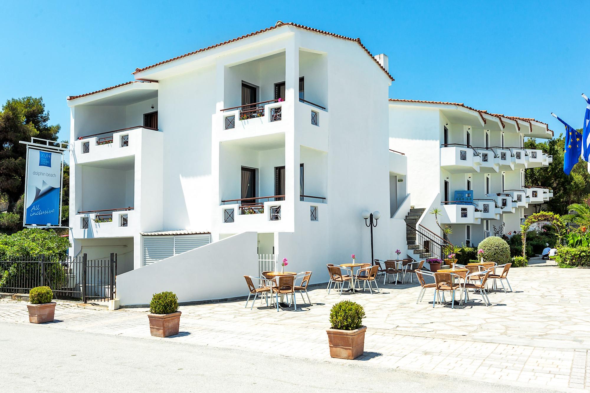 Xenios Dolphin Beach Hotel Poszídi Kültér fotó
